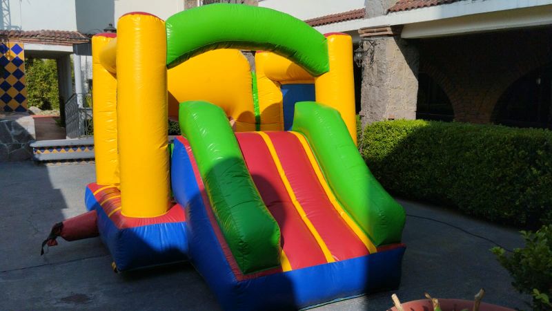 inflable con resbaladilla en toluca