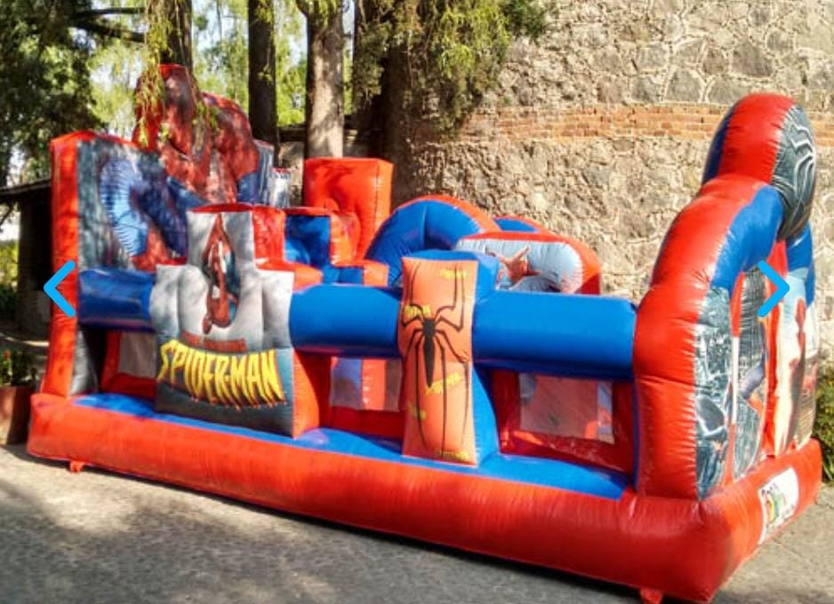 foto inflable de lado spiderman