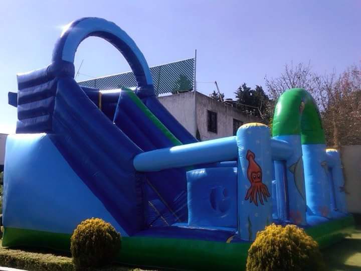reino marino inflable grande toluca