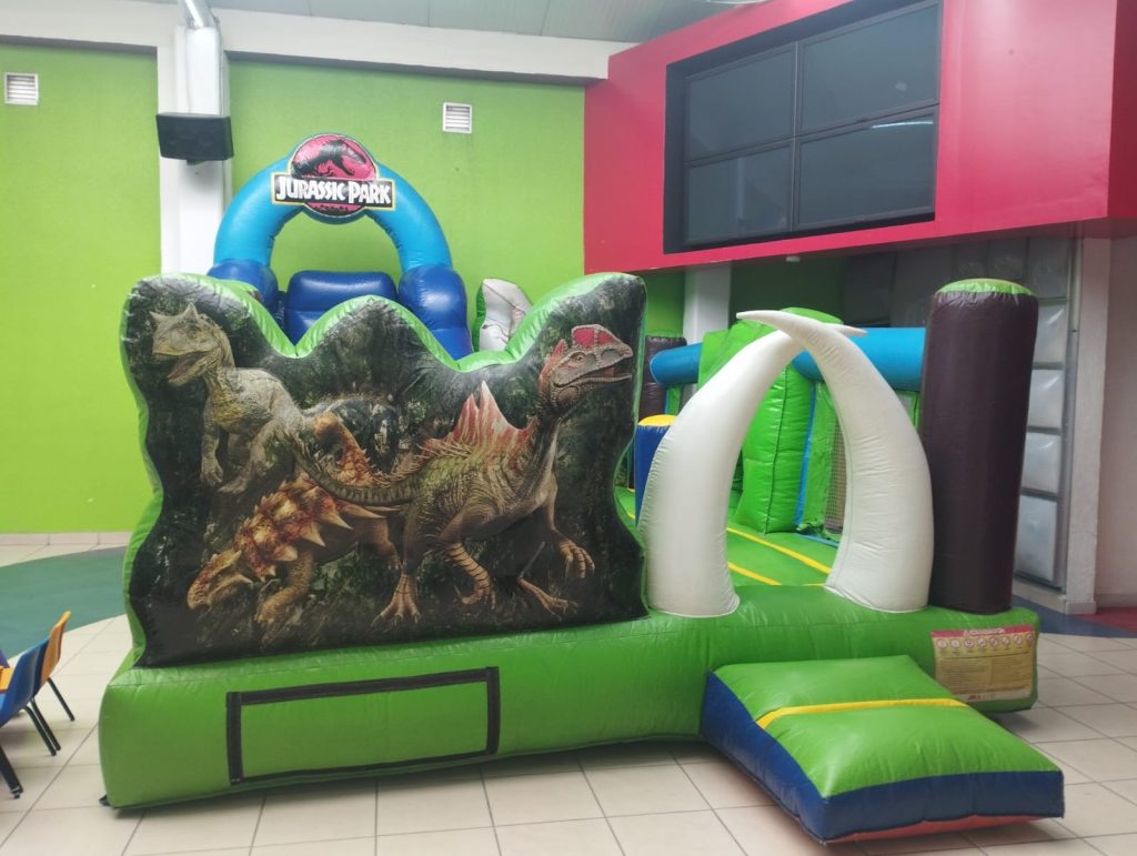 inflable jurassic park