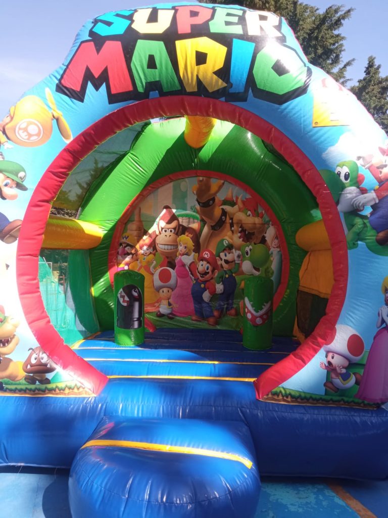 Renta de inflable de mario bros zinacantepec